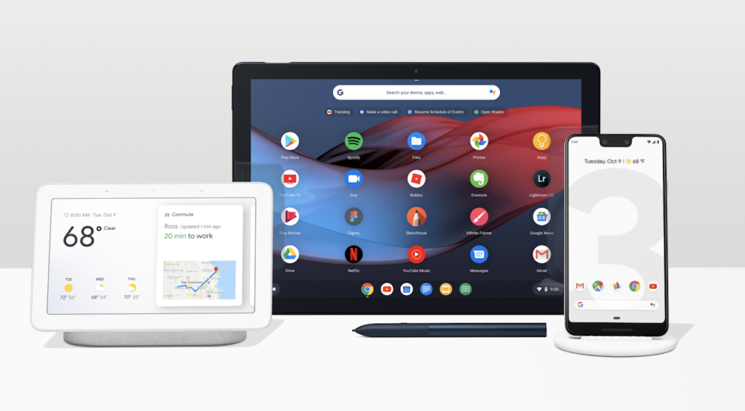 Google Pixel 3, Home Hub & Pixel Slate 