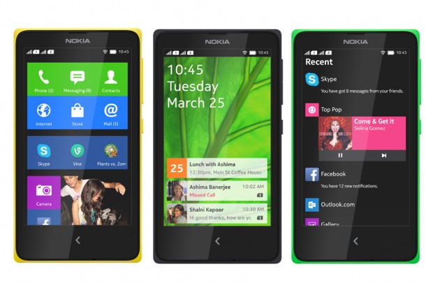 Nokia X, Nokia X+ & Nokia XL