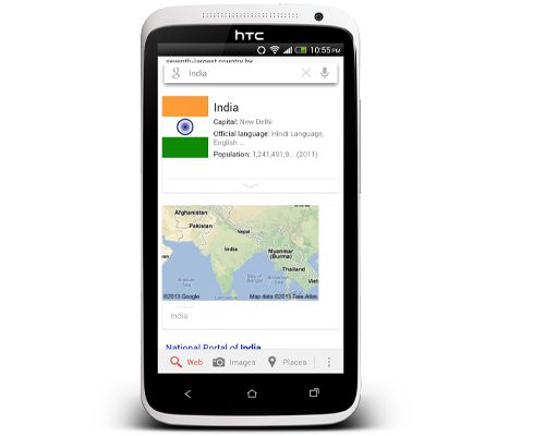 Google Now Cards India