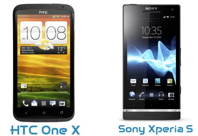 HTC One X vs Sony Xperia S