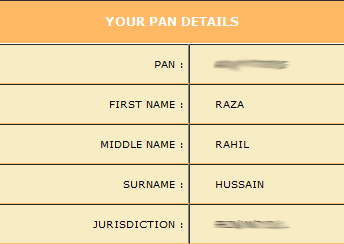 know your pan card no online