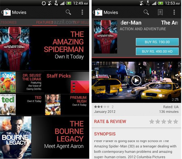 Movies Android App India