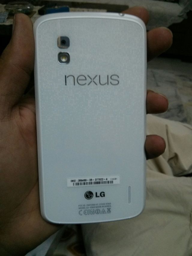 White Nexus 4